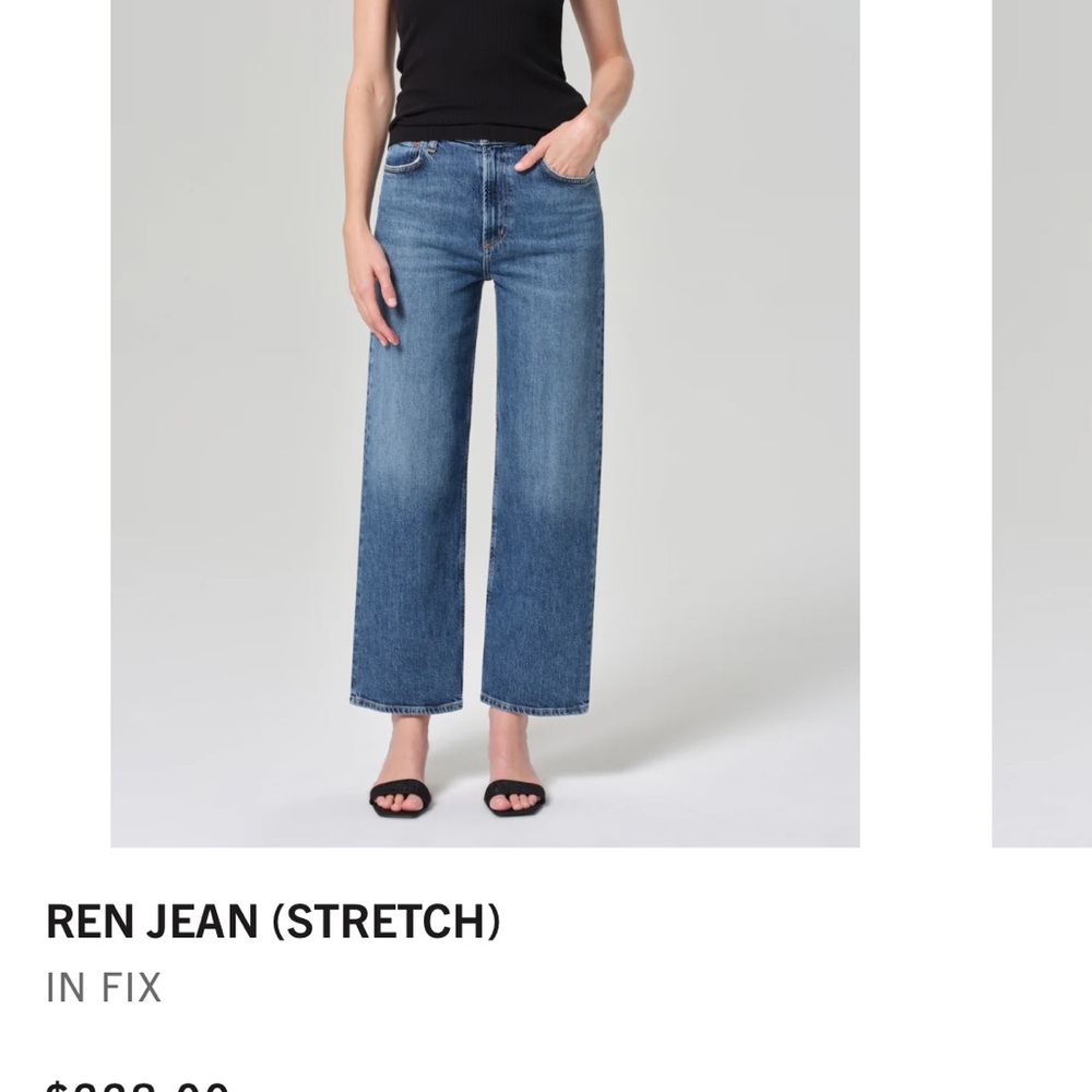 Agolde Blue Ankle & Cropped Jeans